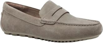 Tamaris Leren pantoffel - Heren - Loafers - Beige - 43 EU - Leer - Schoenen