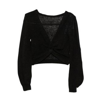 Twinset Scaldacuore Twinset - Dames - Truien - Zwart - Maat: M Wol