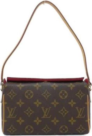 Louis Vuitton Pre-owned Canvas Shoulder Bag - Dames - Vintage Schoudertas - Bruin - ONE Size - Vintage