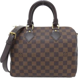 Louis Vuitton Ebene Coated Canvas Boston Bag (Pre-Owned)
