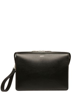 Bally Rick leren clutch - Zwart
