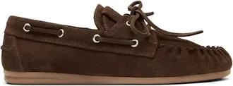 Alohas Alohas Rowan Wildleder-Brown-Leder-Loafer