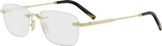 Dior Black Suit O S27U Optisch Montuur - Heren - Brillen - Geel - 56 MM - Accessoires