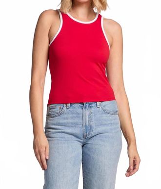 Chaser Libson Tank Top In Cardinal Red
