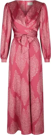Neo Noir Dames, Jurken, Rood, Maat: 2XL Satijn