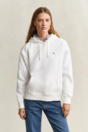 GANT Women Shield Hoodie (XXXL) EGGSHELL