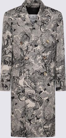 Vivienne Westwood Coats Cream/Black-Uomo