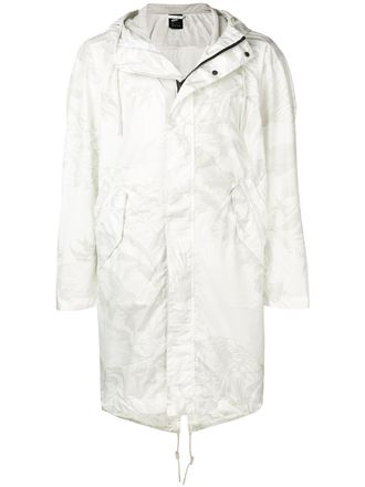 Nike Giacca a vento lunga - Bianco