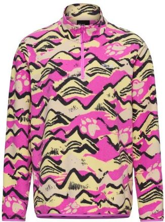Jack Wolfskin Paw Era 100 Print Halfzip Fleecepullover f&uuml;r Damen | bunt