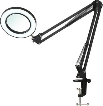 OEM L&aacute;mpara De Mesa Flexible Con Clip Tomshine, Lupa De 8 Aumentos, Brazo Giratorio, Led Regulable, L&aacute;mpara De Escritorio Con 3 Modos De Color Y 10 Nivele