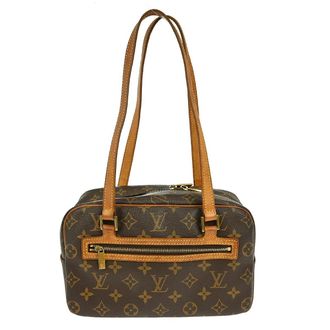 Louis Vuitton Cite Handbag Monogram Canvas Brown Canvas Handbag (Pre-Owned)