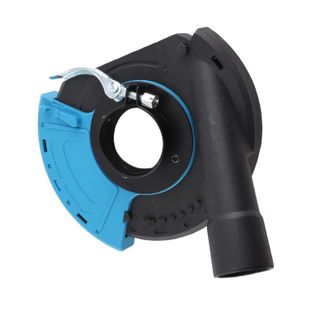 OEM [protector Antipolvo Para Amoladoras Angulares] 125 Xl Con 4 Placas Adaptadoras De Hierro Y Pa66 - Azul/negro Para Amoladoras Angulares De 125 Mm/150 