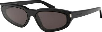 Saint Laurent Nova Zonnebril - Dames - Zonnebrillen - Zwart - 61 MM - Accessoires