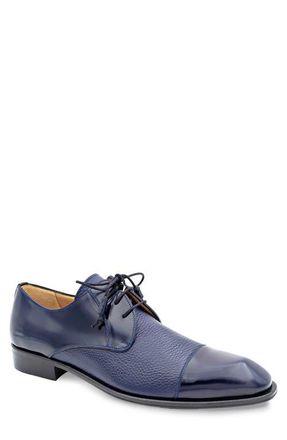 Mezlan Capello Cap Toe Derby in Blue at Nordstrom, Size 11.5