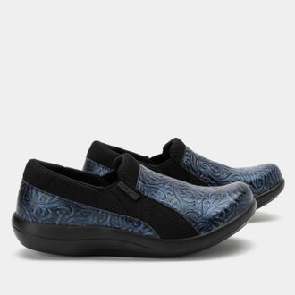 Alegria Womens Duette Shoe In Blue Steel