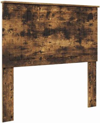 vidaXL Headboard with Headboard Smoked Oak 100 cm Engineered wood vidaXL