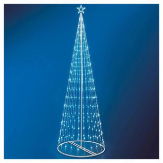 Trade Shop Trade Shop - Luminoso Bianco Albero 394 Led 300cm Decoraci&oacute;n Para External