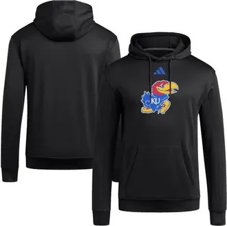 adidas Mens adidas Black Kansas Jayhawks Locker Logo Fleece Pullover Hoodie at Nordstrom, Size Xx-Large