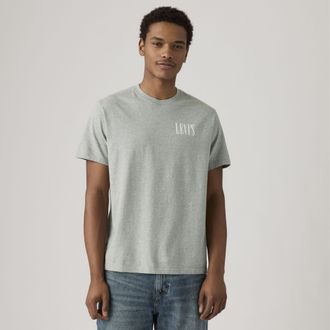 Levi's Relaxed Fit Graphic T Shirt - Mens - XL - Grey