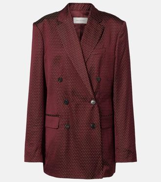 Dries Van Noten Polka-dot double-breasted blazer