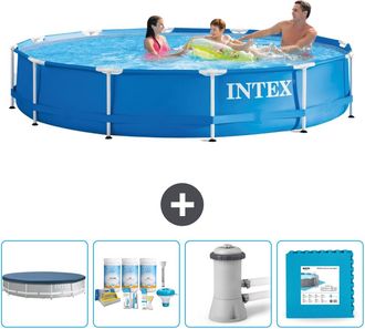 Intex Piscina Con Estructura Redonda - 366x76 Cm - 7-piezas Scb2