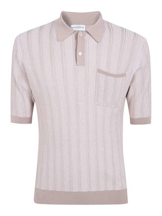 Ballantyne Vertical Stripes Polo Shirt