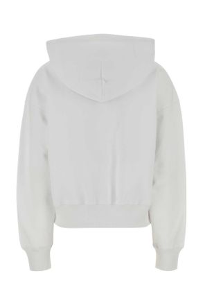 Gucci Womens White Cotton Oversize Sweatshirt Whitemix Exterior: Felpe