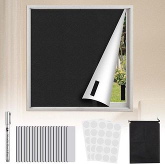 No Brand 100% Transparencia - Mosquitera Herm&eacute;tica Para Ventanas - No Requiere Perforaci&oacute;n - Parasol Ajustable Para Ventanas De Techo (velux), Dormitorios Y Ca