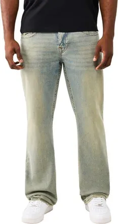 True Religion Billy Bootcut Jeans in Crossover Fade Medium Wash at Nordstrom, Size 34