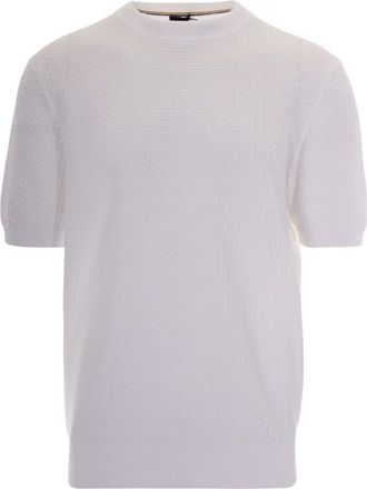 HUGO BOSS Uomo, Maglie, Bianco, L, new