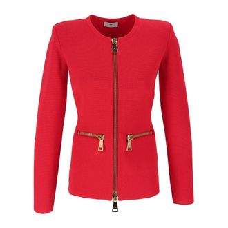 Elisabetta Franchi Dames, Truien, Rood, Maat: M