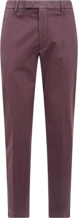 Michael Coal Gabarnide Plus Leight 3cm Bottom 19 Broeken - Heren - Chinos - Rood - W33 - Katoen - Broeken