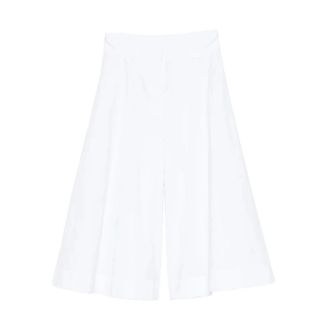 Liviana Conti Cropped Trousers, female, White, Size: 2XS Gonna Nelly