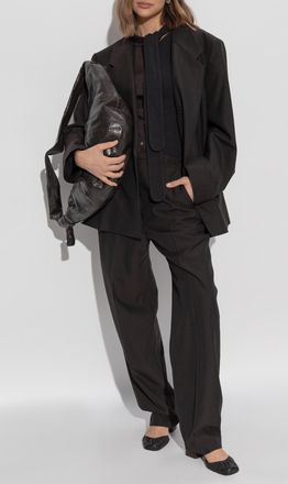 Christophe Lemaire Double-breasted Blazer, Womens, Brown