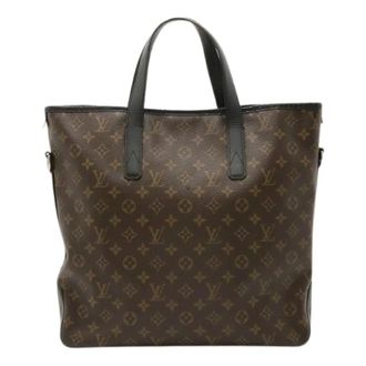 Louis Vuitton Pre-owned Davis Monogram 2way Tote Bag - Heren - Pre-owned - Bruin - Maat: ONE Size Leer