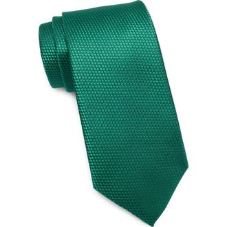 Tommy Hilfiger Rian Unsolid Solid Tie in Green at Nordstrom Rack
