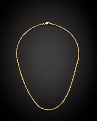 Italian Gold, Inc 14K Italian Gold Rope Chain Necklace