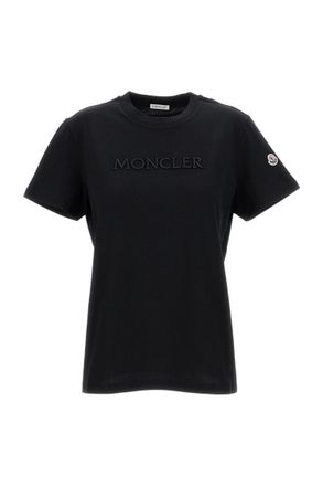 Moncler Black Logo Crew Neck T-Shirt