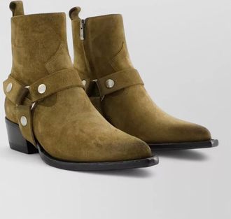 Golden Goose suede leather ankle boots