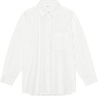 Skall Studio Edgar Shirt - Dames - Overhemden - Wit - S - Katoen - Overhemden