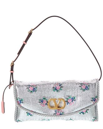 Valentino Devain Small Canvas Shoulder Bag