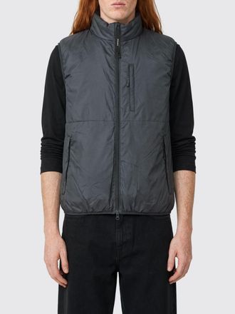 Aspesi Gilet tecnico imbottito in nylon con collo alto e chiusura a zip