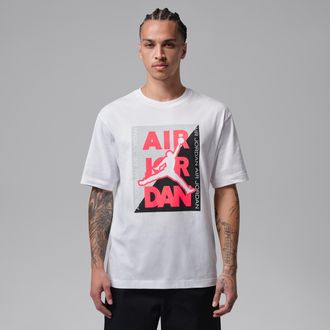 Nike Jordan Mens Jordan Graphic T-Shirt in White | IF3112-100
