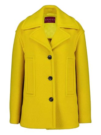 Gucci wool coat - Yellow