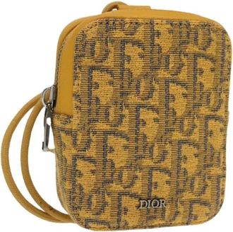 Dior Pre-owned Mini Bags, female, Yellow, Size: ONE SIZE Pre-owned Mini Shoulder Bag