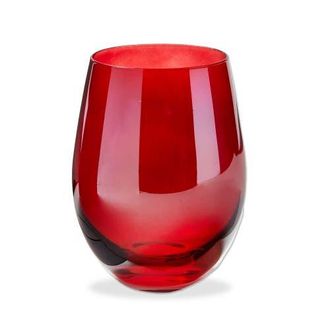 Tag Celebration Stemless Wine Glass in Red at Nordstrom