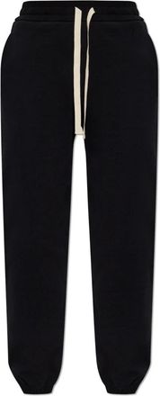 Jil Sander Trainingsbroeken - Dames - Sweatpants - Zwart - S - Katoen - Broeken