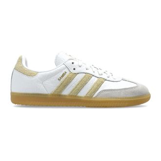 adidas Samba OG Sneakers - Heren - Sneakers - Wit - 42 EU - Leer - Schoenen