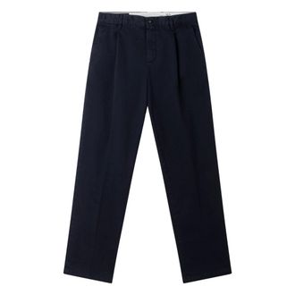 White Sand Straight Trousers, male, Blue, Size: 2XL Sammy American Vintage Cotton Pant