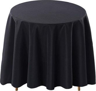 No Brand Manteles Redondos Para Mesa De Comedor, De Poli&eacute;ster, Lavables, Resistentes A Las Manchas Y A Las Arrugas, Para 5 A 6 Personas, Di&aacute;metro 200 Cm, Color